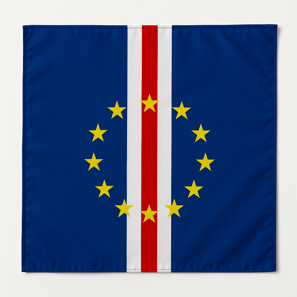 Lenço Bandeira de Cabo Verde
