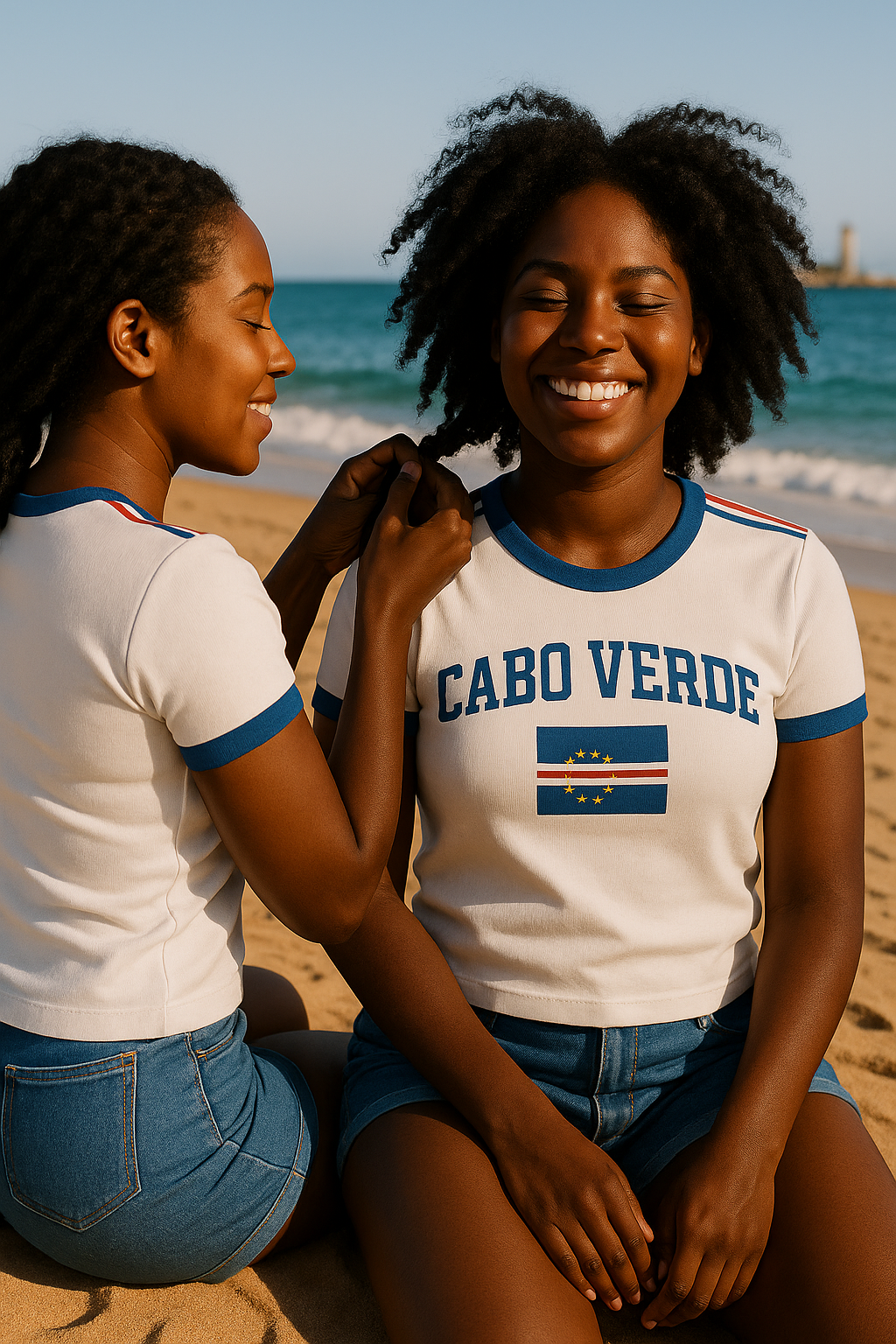 Top  Bandeira de Cabo Verde Bordado