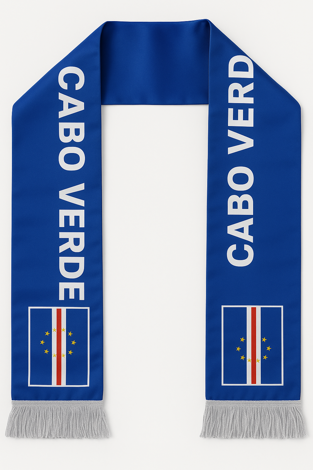 Cachecol Seleção de Cabo Verde - Leve e Confortável